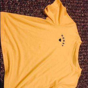 Yellow “honey” shirt